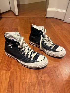 Converse x STUSSY High Top Sneakers - Black & White